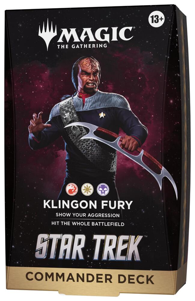 PRE-ORDER | MTG Star Trek Commander Deck - Klingon Fury