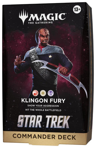 PRE-ORDER | MTG Star Trek Commander Deck - Klingon Fury