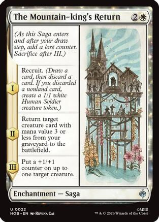 The Mountain-king's Return (HOB-022) [The Hobbit] Foil