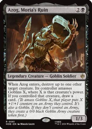 Azog, Moria's Ruin (HOB-061) [The Hobbit] Foil
