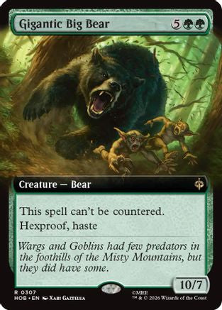 Gigantic Big Bear (Extended Art) (HOB-307) [The Hobbit] Foil